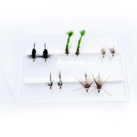 FLy Assorment Nymphs 10pcs Uitverkoop