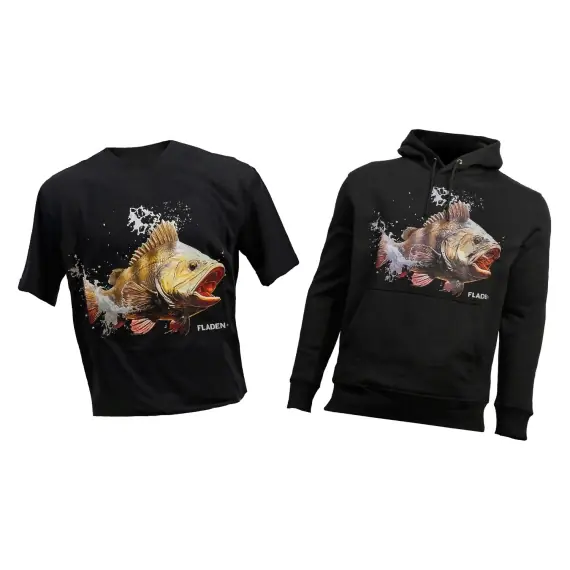 Aanbieding Fladen Perch Hunter T-shirt & Hoodie Bundle