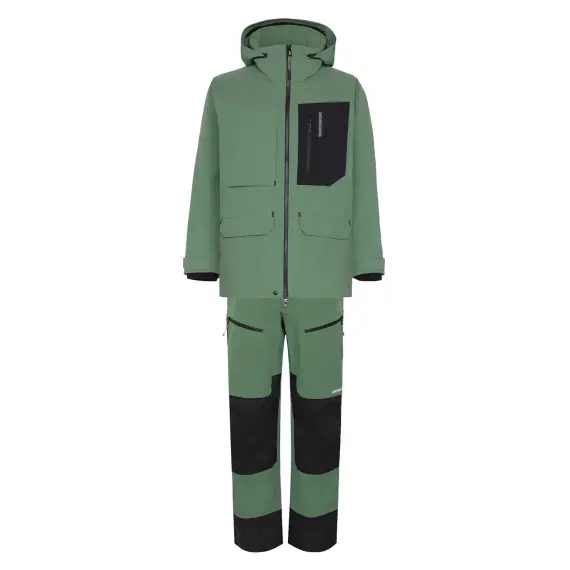 Alleen Vandaag Didriksons Fractus USX Dark Moss Jacket & Pants Bundle