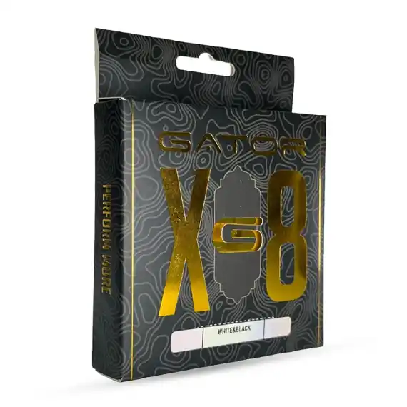 Gator X8 Braided Line 0,10mm 130m - White Dagaanbieding