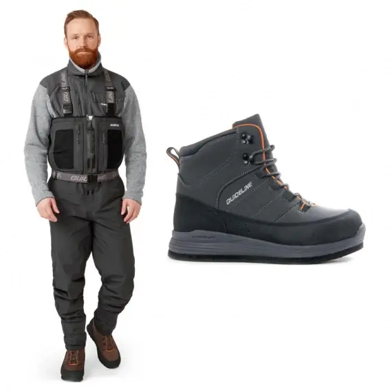 Guideline Laxa 2.0 ZIP Wader Combo Felt Nieuw