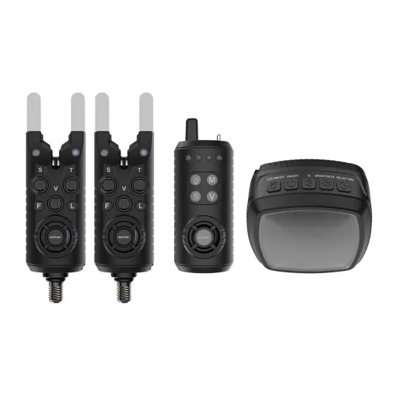 Sonik Gizmo2 Alarm Set 2+1 + Bivvy Lamp Rechtstreeks Van De Fabrikant