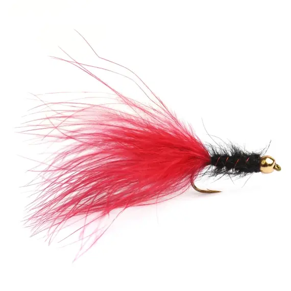 Dagaanbieding Marabou Streamer Red/Black # 8
