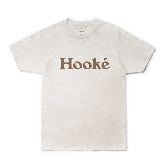 Hooke Original Tee Oatmeal - S Hoge Kwaliteit