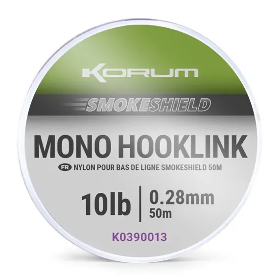 Korum Smokeshield Mono Hooklink - 0,26mm Superprijs