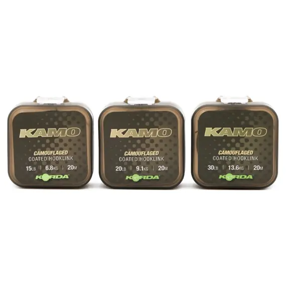 Korda Kamo coated Hooklink 30lb Rechtstreeks Van De Fabrikant