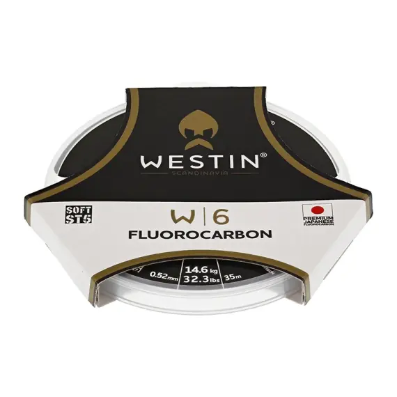 Westin W6 ST5 Flourocarbon 35m - 0,80mm, 30kg Lage Kosten