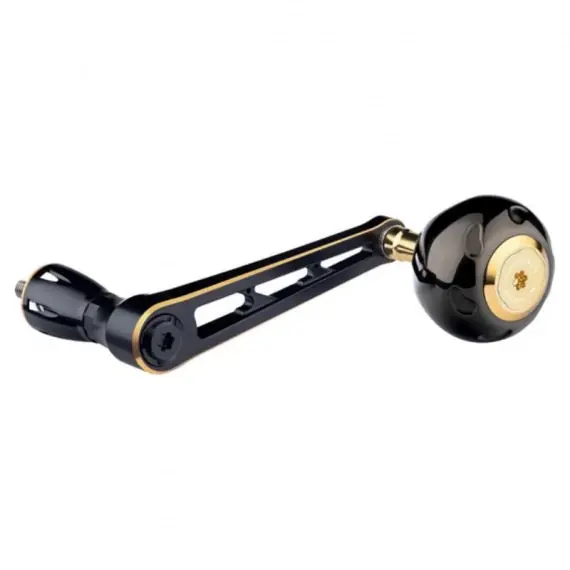 Gomexus 90mm Aluminium Power Handle with 45mm Titanium Knob - Black & Gold Lage Kosten