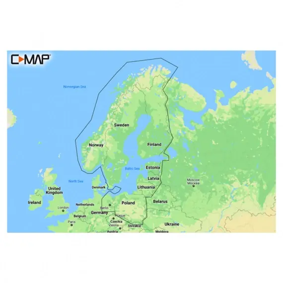 C-MAP Discover - Baltic Rechtstreeks Van De Fabrikant