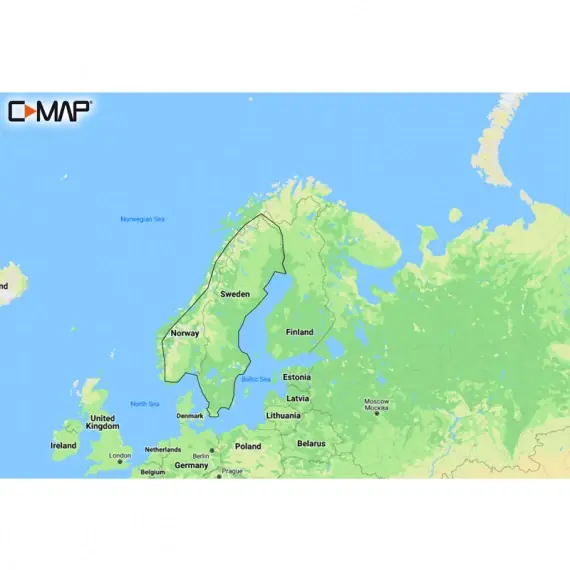 Korting C-MAP Reveal - Baltic Sea