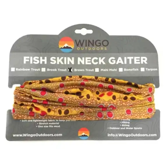 Voordeelprijs Wingo Fish Skin Neck Gaiter Brown Trout