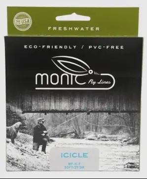Monic Advanced Trout (Icicle) Flyt Fly Line - # 5 Gratis Retour