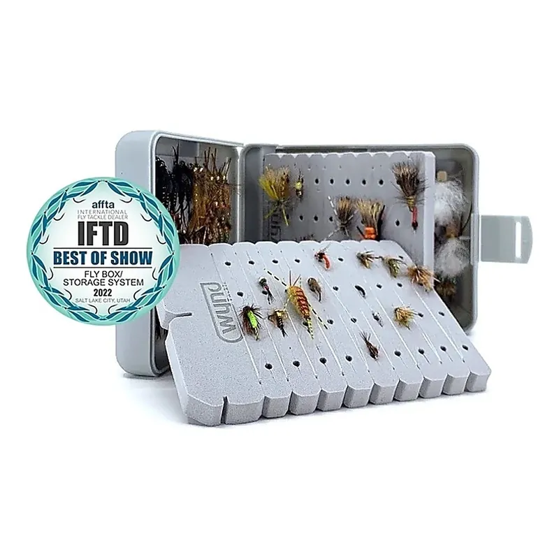 Wynd Bynder Gray Fly Box Flybox Gratis Retour