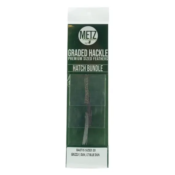 Metz Hackle Hatch Bundle 3-pcs - Drake #10-12 Finale Uitverkoop