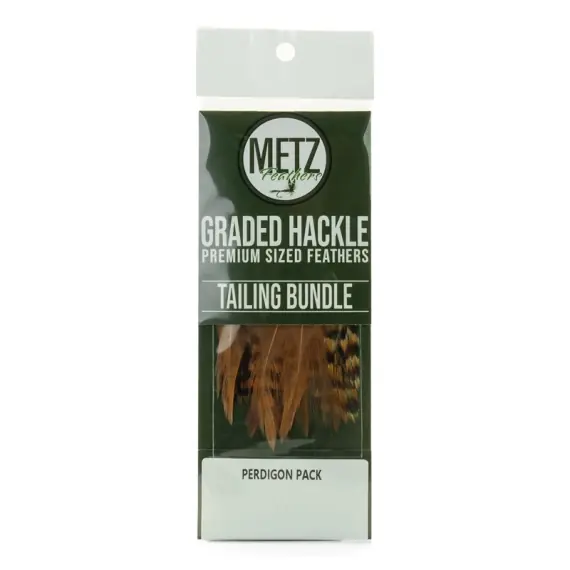 Beperkte Voorraad Metz Hackle Tailing Bundle 3-pcs - Mayfly