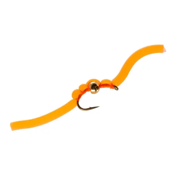 Umpqua Squirmy Wormie TB Flourescent Orange #12 Koop Vandaag