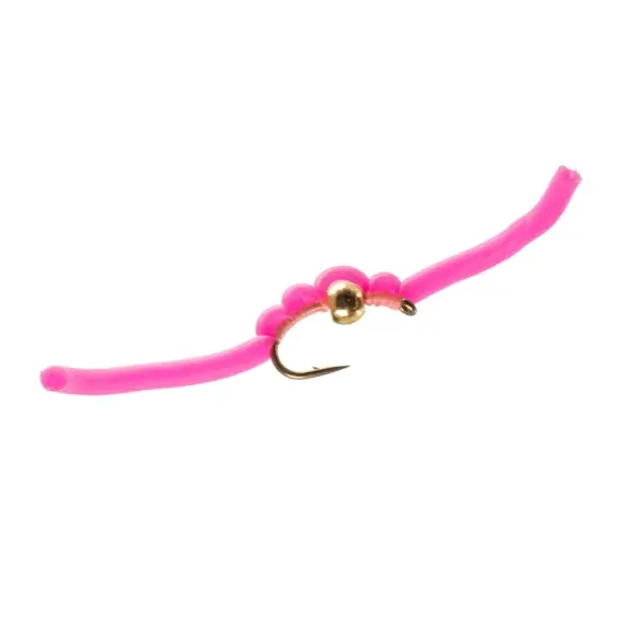 Fabrieksprijs Umpqua Squirmy Wormie TB Hot Pink #12