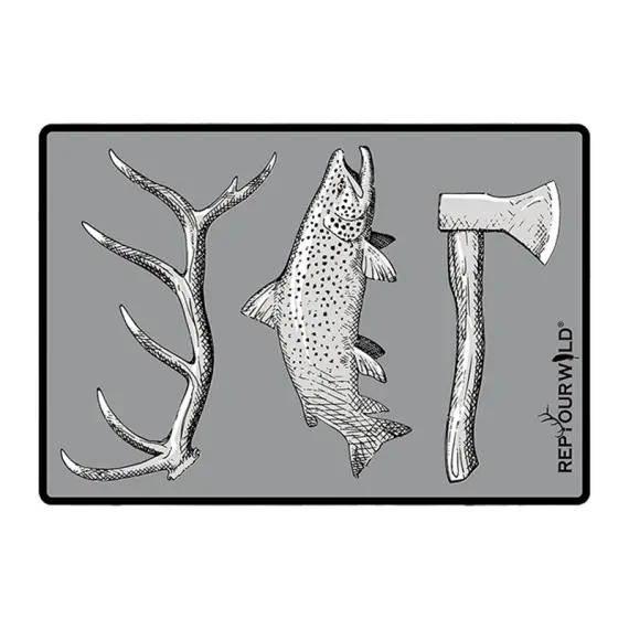 Speciale Aanbieding RepYourWater Sticker - Hunt Fish Camp Medium