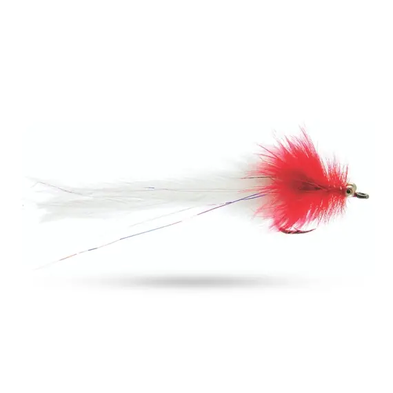 Umpqua Pike Snake Red/White #3/0 Seizoensaanbieding