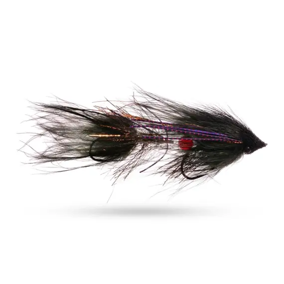 Koop Online Umpqua Wedge Head Streamer Black #2/0