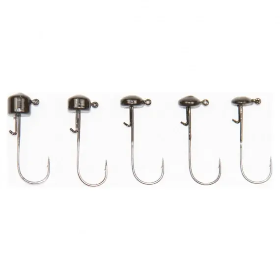 X Zone Ned Rig Head, Green Pumpkin, 2.7g (5pcs) Finale Uitverkoop