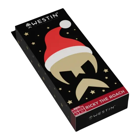 Exclusieve Aanbieding Westin Ricky The Roach Shadtail R2F 14cm 57g Sinking Christmas Edition 25