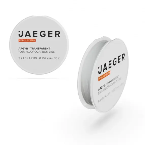 Jaeger Fluorocarbon Argyr 30m 4.2kg - 0.257mm Weekendaanbieding