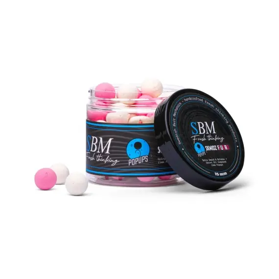 Gratis Retour SBM Popups - Sqwidz Pink/White, 15mm