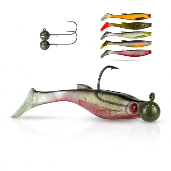 Finale Uitverkoop Scout Shad Tungsten Round Jig Head Bundle