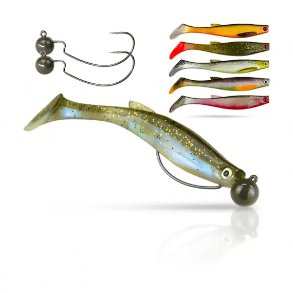 Scout Shad Tungsten Offset Jig Head Bundle Gecertificeerd