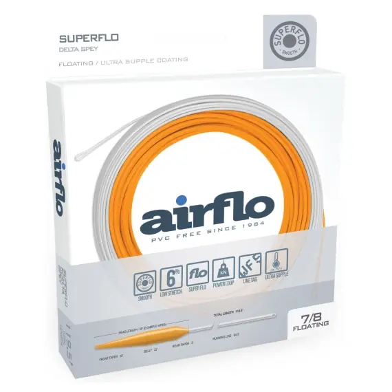 Betaalbaar Airflo Superflo Integratged Delta Spey Fly Line - #9/10