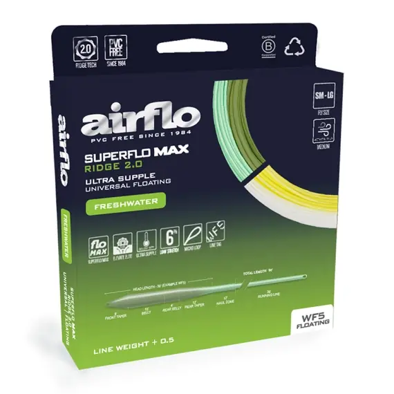 Airflo Superflo Max Ridge 2.0 Ultra Supple Universal - #8 Uitverkoop