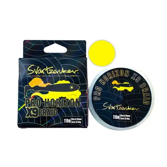 Svartzonker Pro Horizon X9 Braid Yellow 110m - 0,35mm, 25,8 kg Seizoensaanbieding