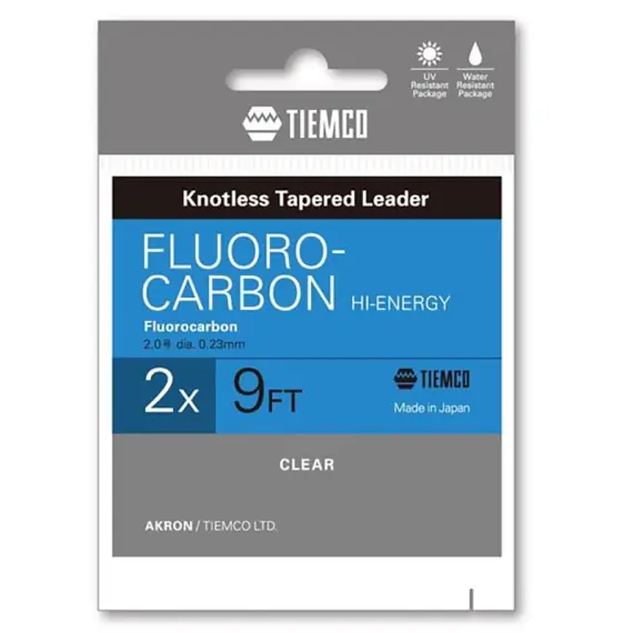Beperkt Aanbod Tiemco Fluorcarbon Taperad Tafs Hi-energi 9ft - 0X