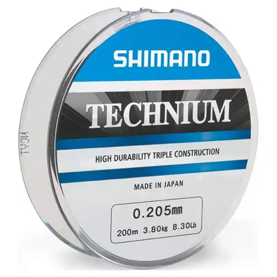 Actieprijs Shimano Technium 200m Grey - 0.185mm 3.2kg