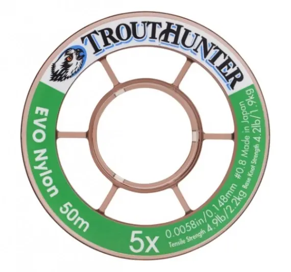 Lage Prijs Trout Hunter Nylon EVO Tippet 0X | 0,285 mm (50 meter)