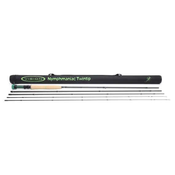 Vision NYMPHMANIAC Twintip Cork Fly Rod 11'3'' #3 Nieuw