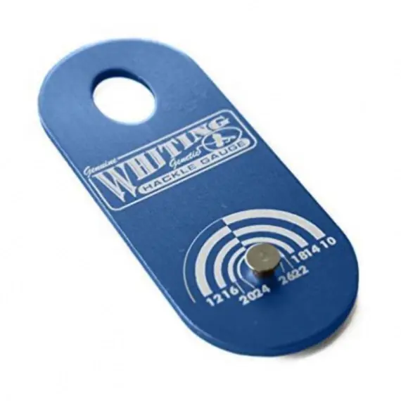 Whiting W-100 Hackle Gauge - Blue Exclusieve Aanbieding