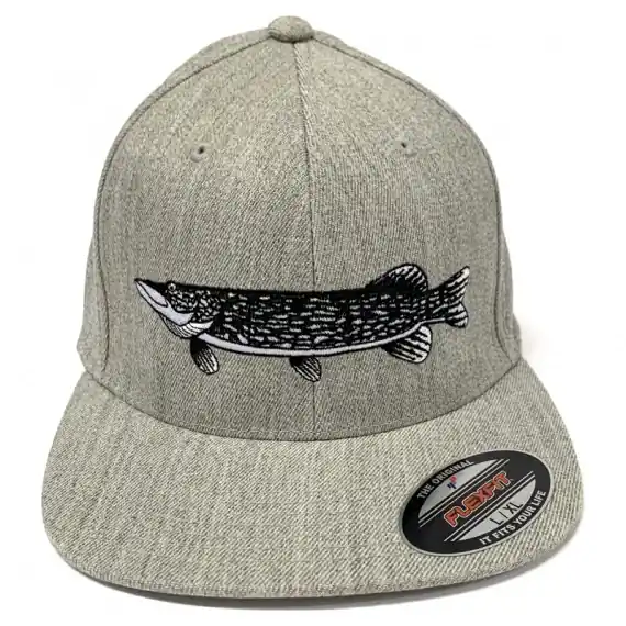Wolfcreek Pike Logo Fitted Flexfit, Grey Heater - L/XL Uitverkoop