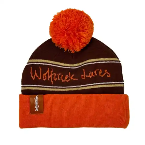 Fabrieksprijs Wolfcreek Classic Logo Pom Pom Beanie - Orange/Brown
