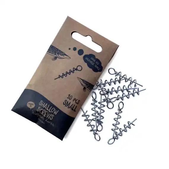 Lage Kosten Wolfcreek Lures Shallow Screw - Large 10-pack