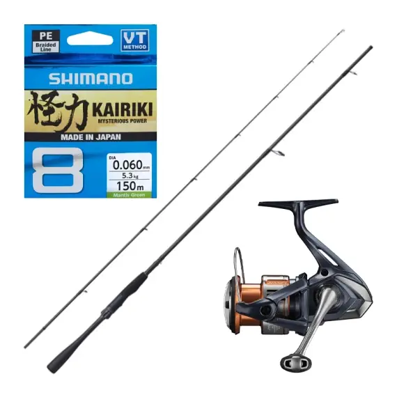 Laatste Versie Shimano Zodias Spinning Combo 2,13m 7'0''5-15g 2pc