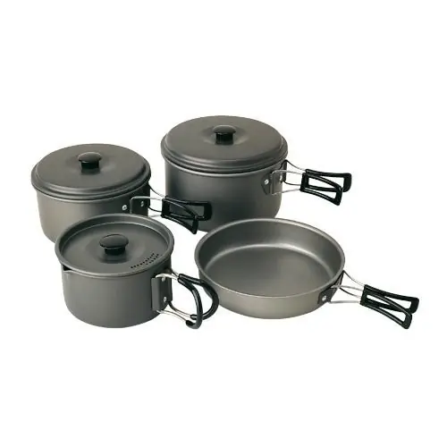Laatste Versie Campingaz Trekking Kit 8st. Anodize Alu - Pannenset