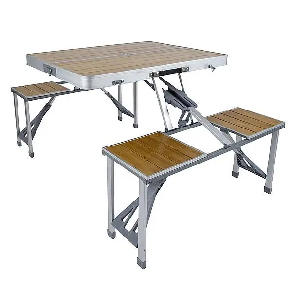 Bo-Camp Picknicktafel Bamboe Inklapbaar Gratis Retour