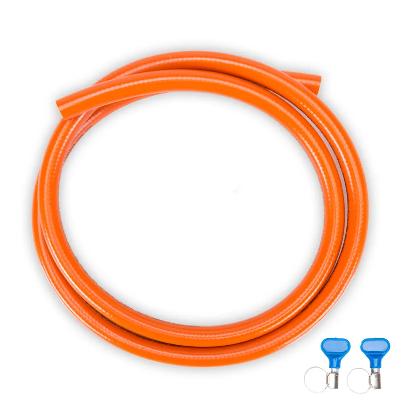 Gimeg HD gasslang pvc met 2 slangklemmen 1,5 m veilig en betrouwbaar gas aansluiten Betaalbaar