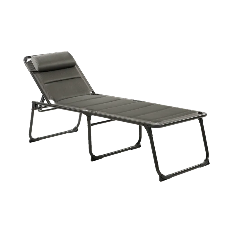 Bestel Nu Ontspan in alle comfort met het Travellife Barletta Ligbed - Dark Grey