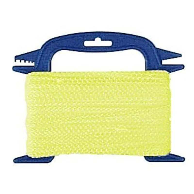 Beperkte Voorraad Scheerlijn Nylon Neon Geel Haspel+Greep 3mm - 20 mtr