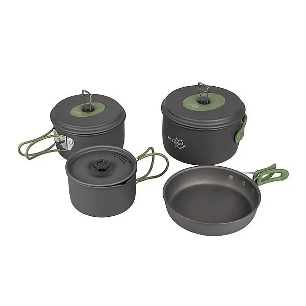 Bo-Camp Explorer Pannenset 4-Delig Exclusieve Aanbieding