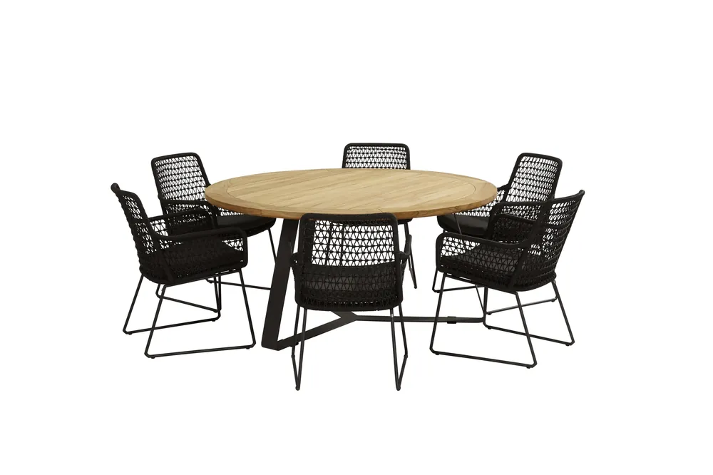 Taste 4SO Athena Tuinset 6 personen rond Ø160cm Nieuw