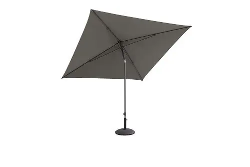 Gratis Retour 4SO Azzurro parasol 250 x 250 cm charcoal